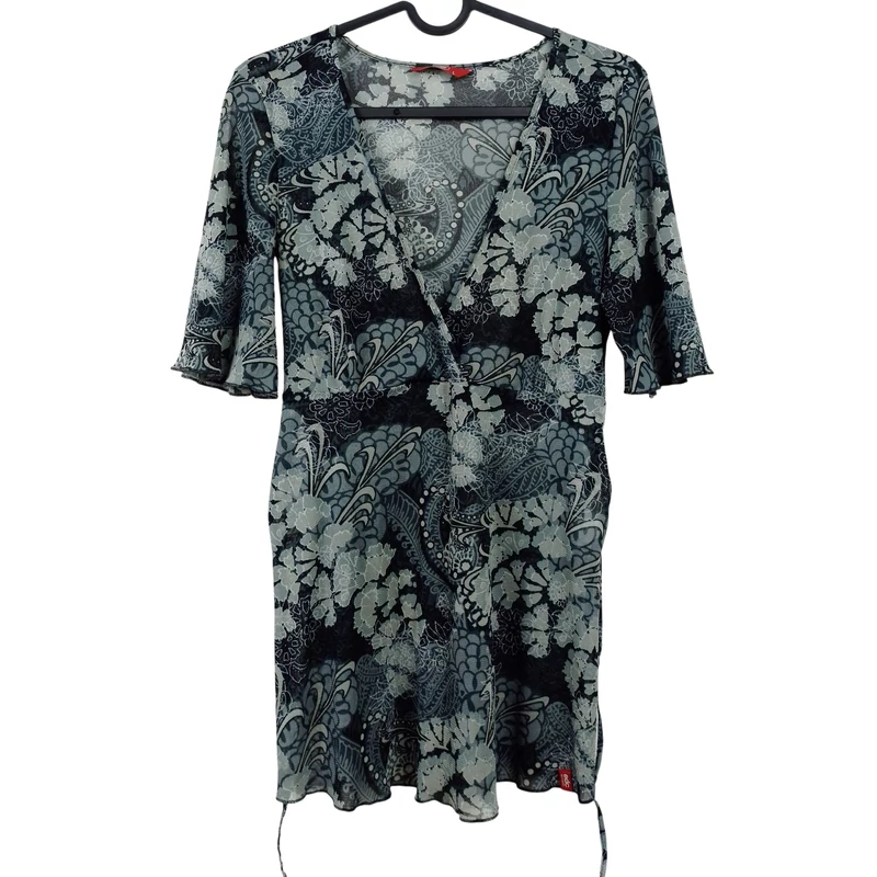 Esprit, mintás, rövid ujjú női felső, M méret