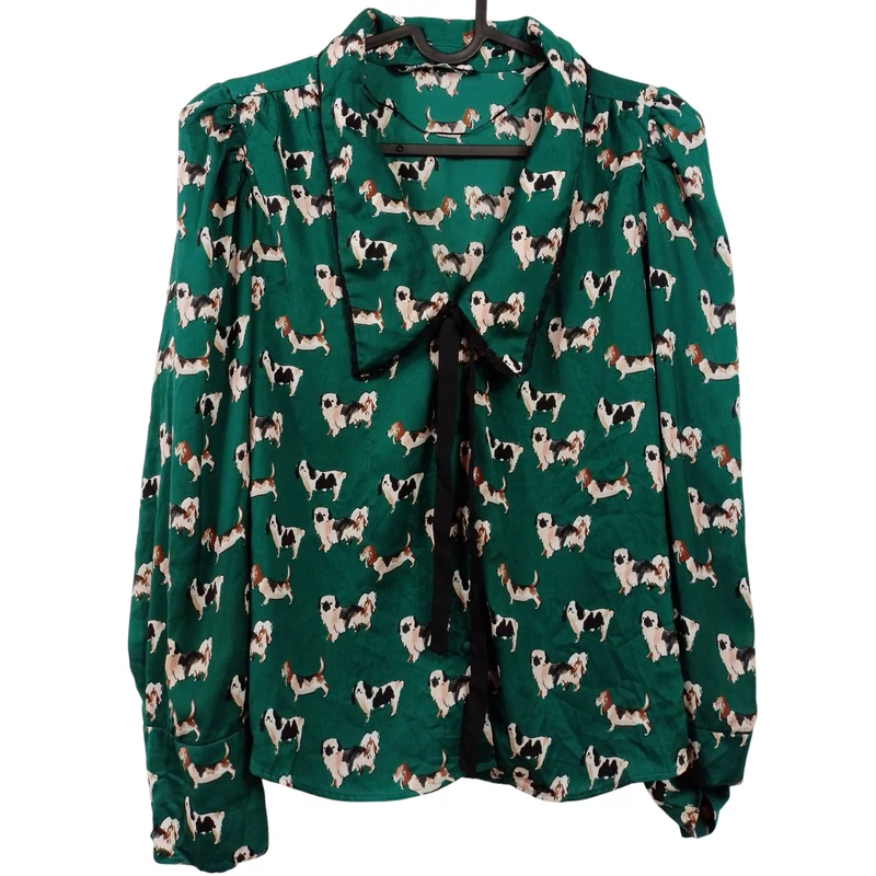 Zara, mintás, hosszú ujjú női felső, S méret