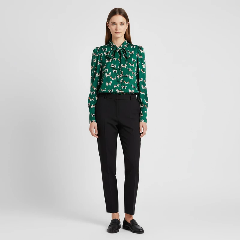 Zara, mintás, hosszú ujjú női felső, S méret