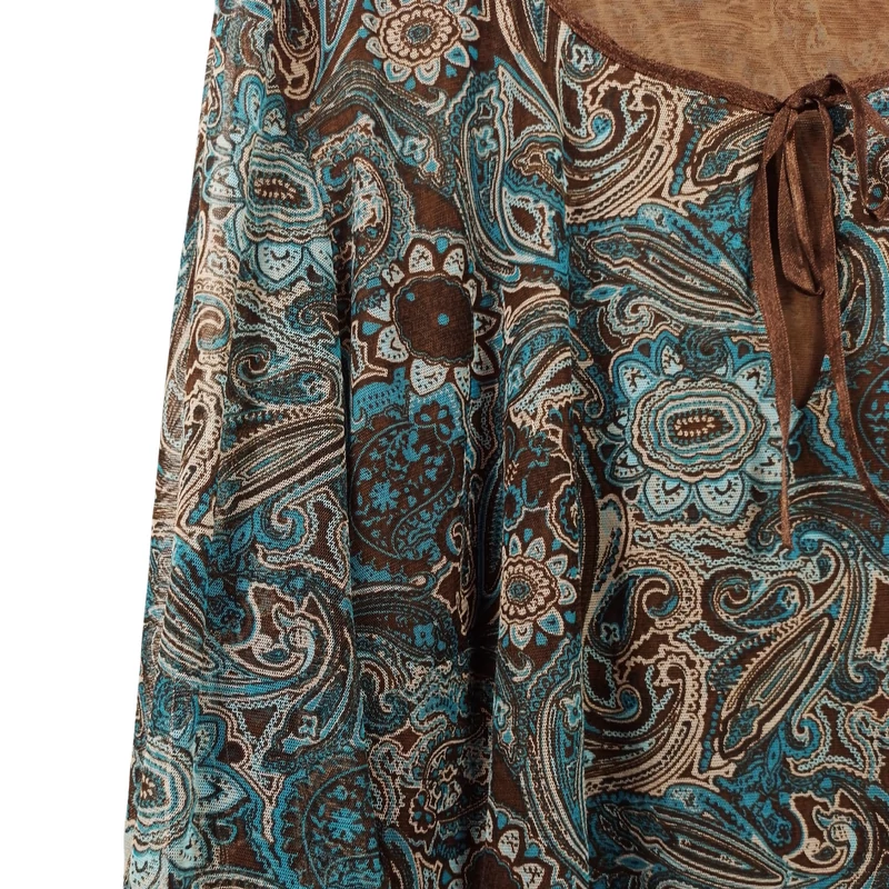 So bin Ich, mintás, hosszú ujjú női felső, XL méret