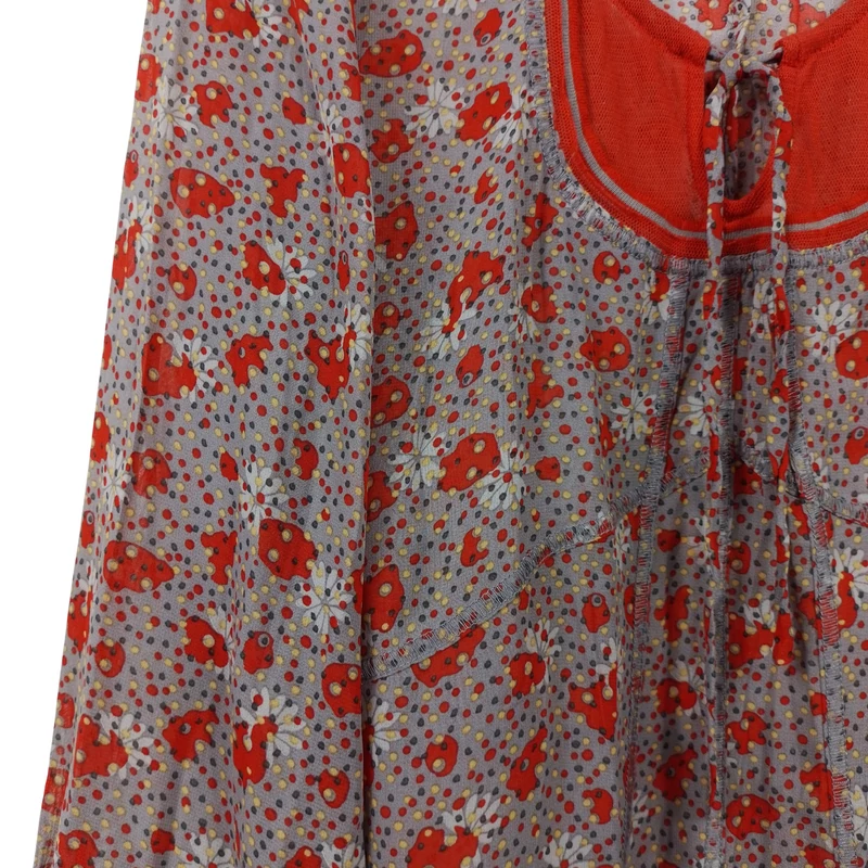 Sandwich, mintás, hosszú ujjú női felső, M méret