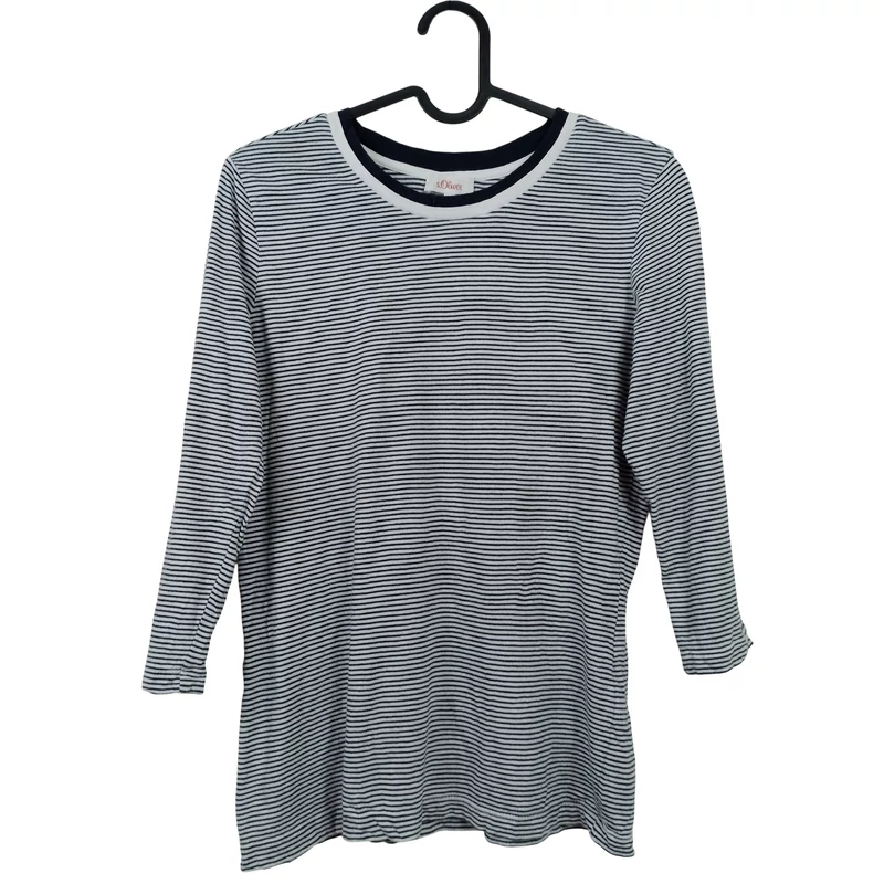 s.Oliver, mintás, 3/4-es ujjú női felső, S méret