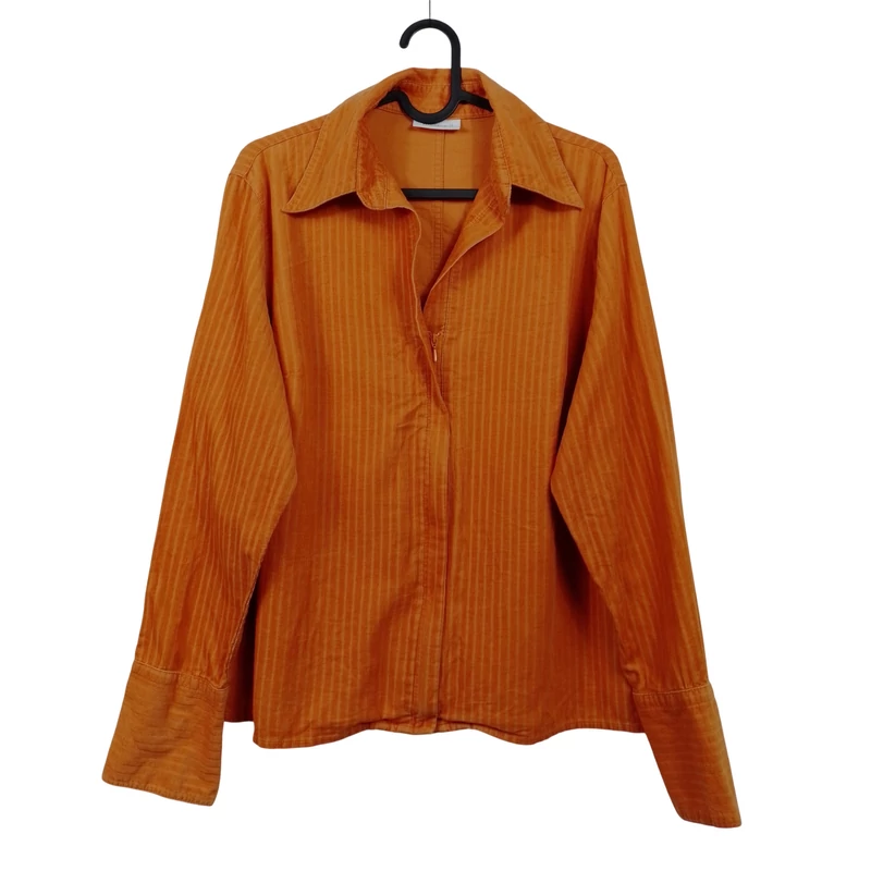 Yessica, narancssárga színű, hosszú ujjú női felső, L méret