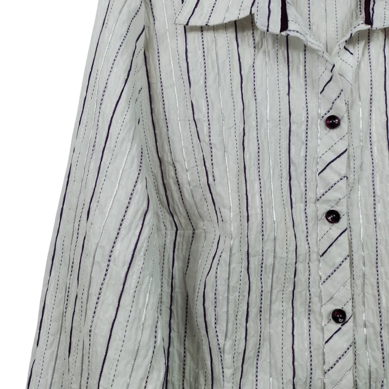 Mintás, hosszú ujjú női felső, L méret