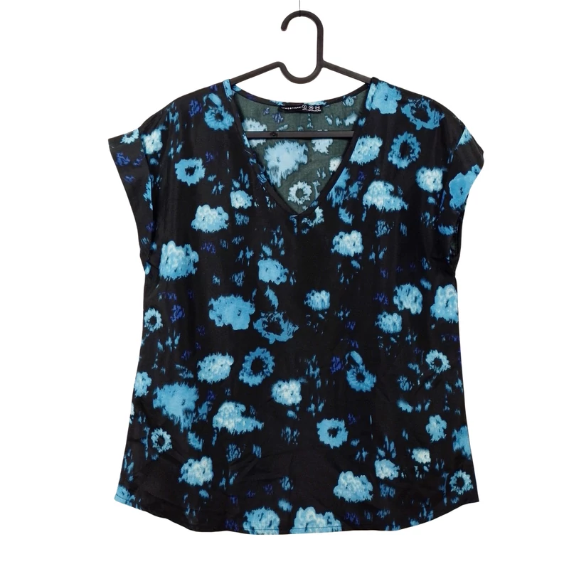 Atmosphere, mintás, rövid ujjú női felső, XS méret