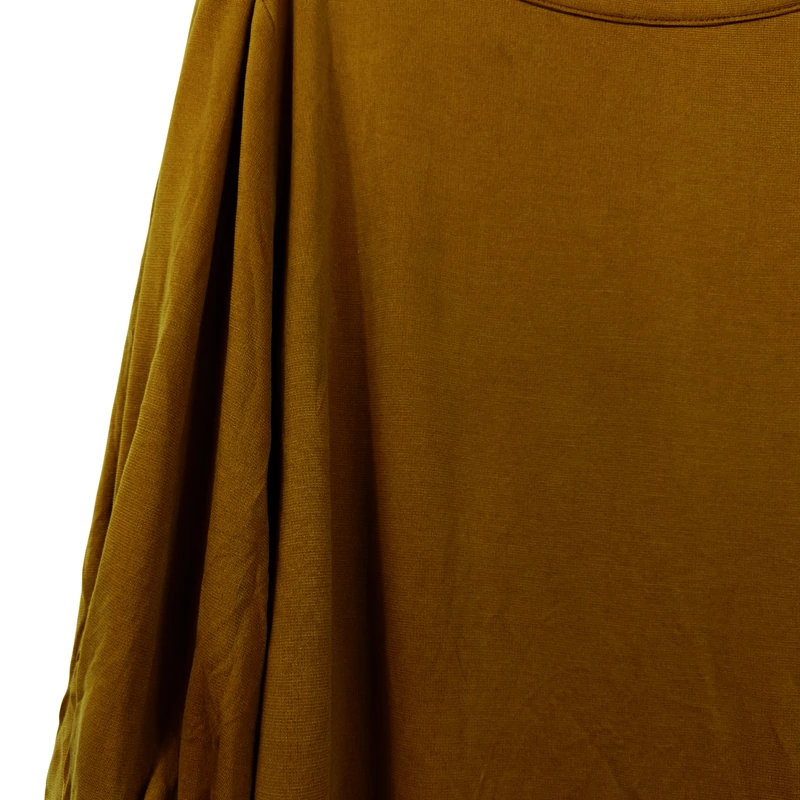 s.Oliver, mustársárga színű, 3/4-es ujjú női felső, M méret