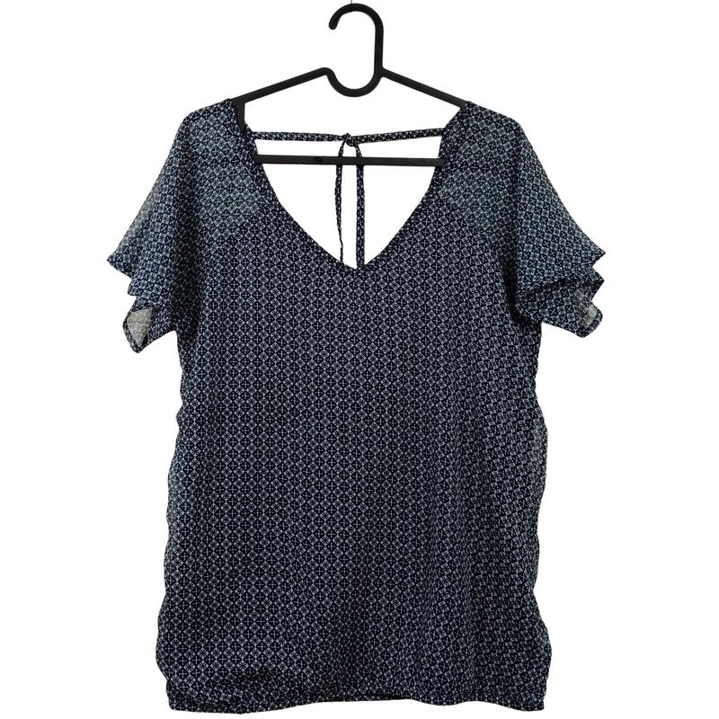 Lola Liza, mintás, rövid ujjú női felső, XS méret