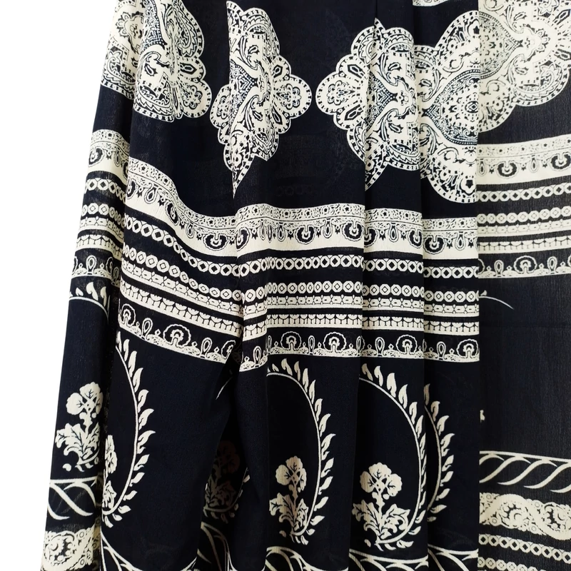 Mintás, hosszú ujjú női felső, XL méret