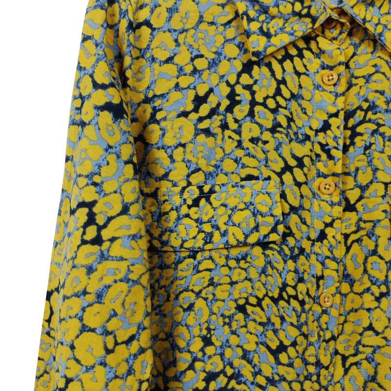 Invito, mintás, hosszú ujjú női felső, S méret