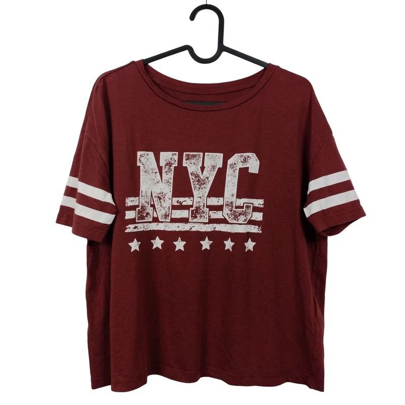 Twintip, mintás, rövid ujjú női felső, S méret