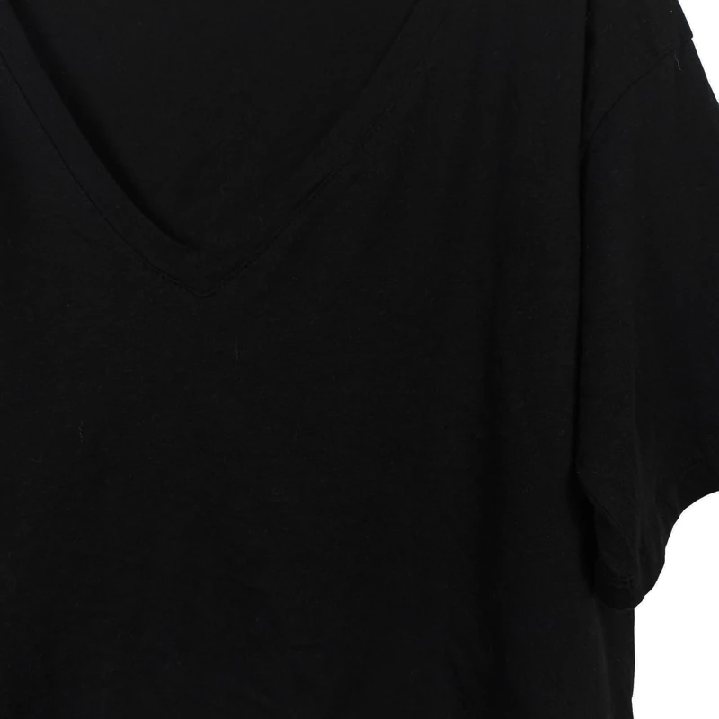 H&M, fekete színű, rövid ujjú női felső, M méret