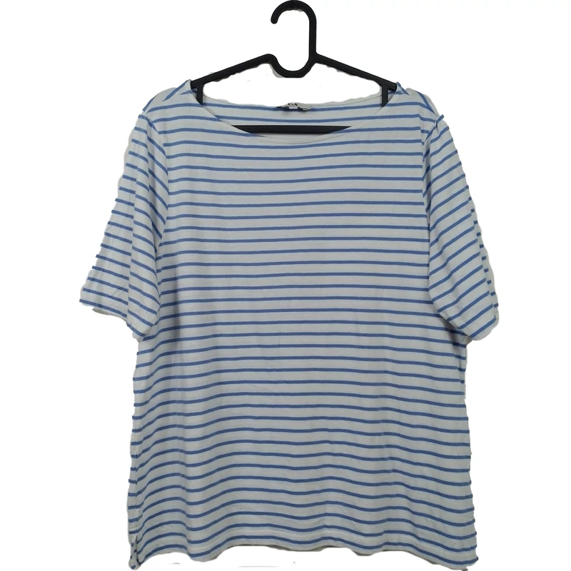 C&A, mintás, rövid ujjú női felső, M méret