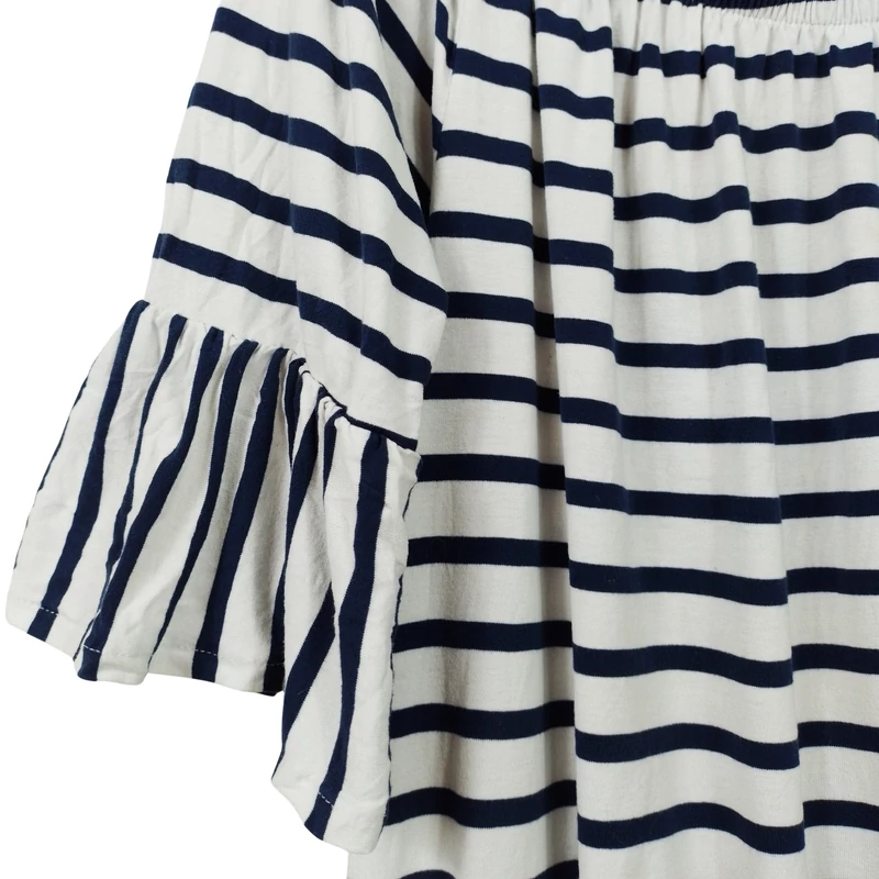 Essentials, mintás, rövid ujjú női felső, M méret