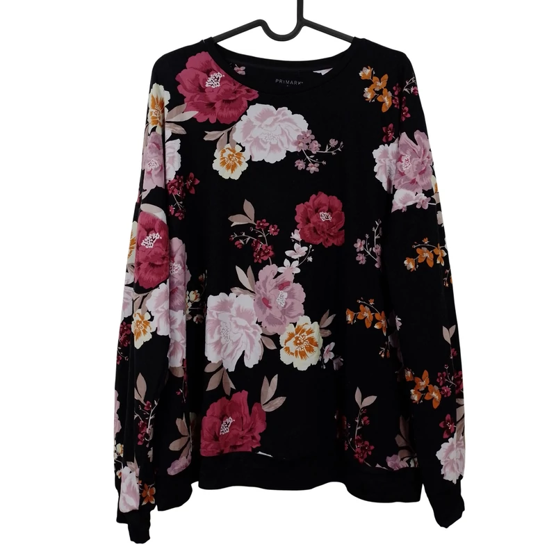Primark, mintás, hosszú ujjú női felső, L méret