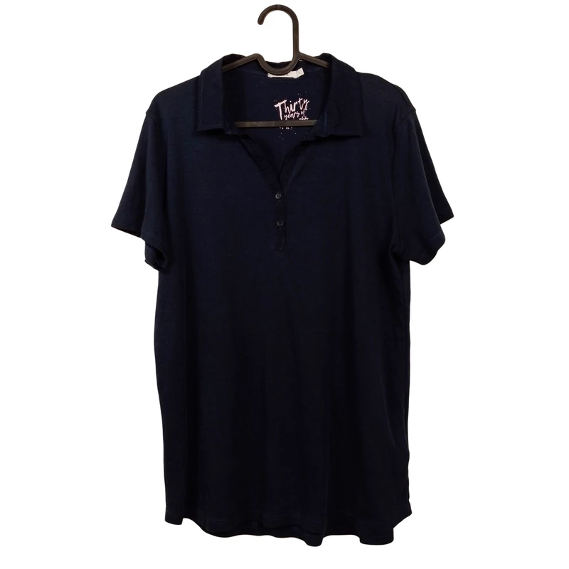 Cecil, sötétkék színű, rövid ujjú női felső, L méret