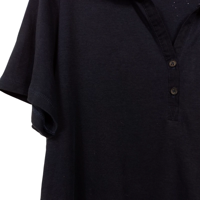 Cecil, sötétkék színű, rövid ujjú női felső, L méret