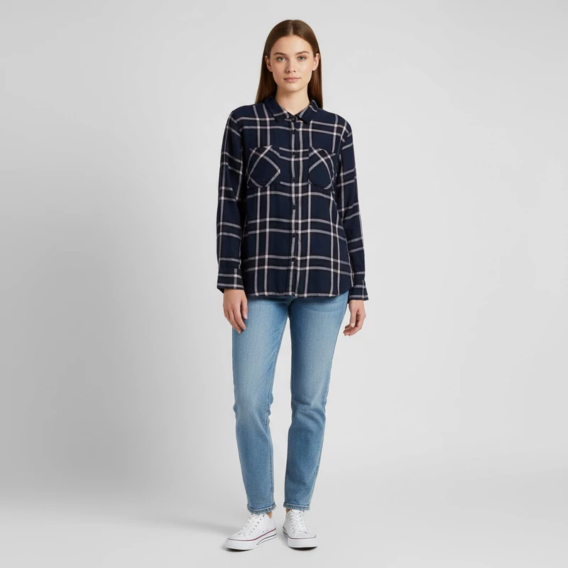 Hema, mintás, hosszú ujjú női felső, L méret