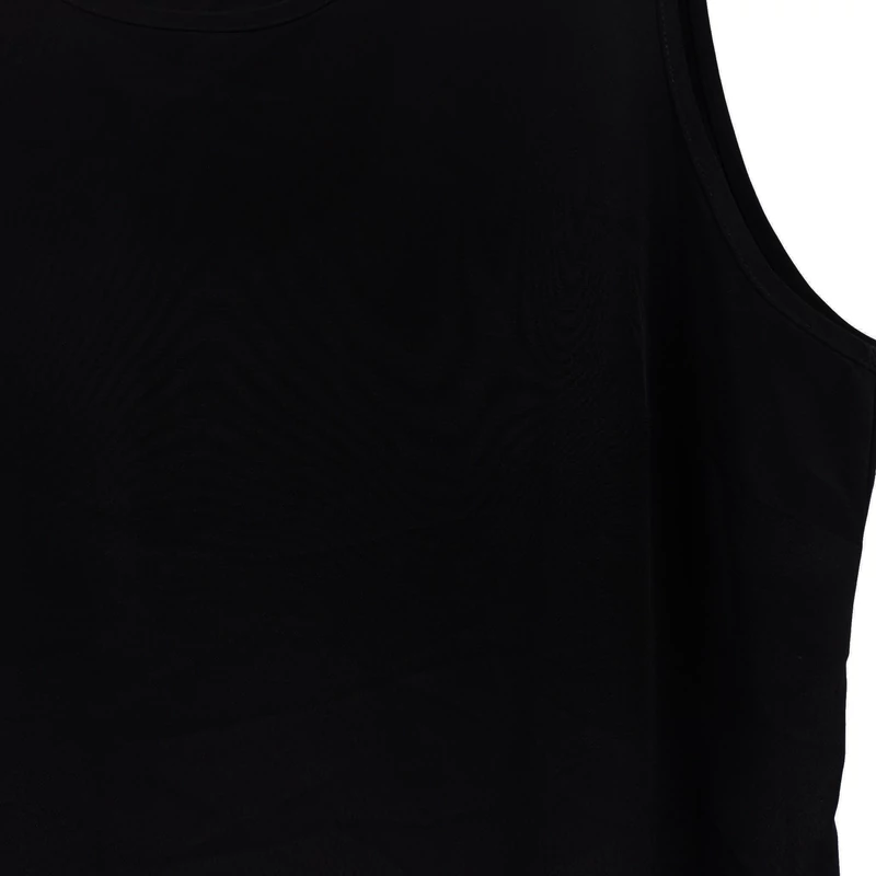 Fekete színű, ujjatlan női felső, XL méret