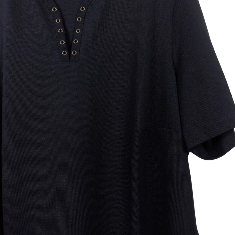 Atelier, sötétkék színű, rövid ujjú női felső, XL méret