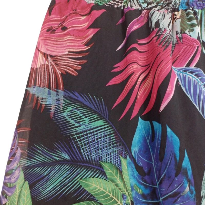 Derekán gumis, mintás, bélelt női szoknya