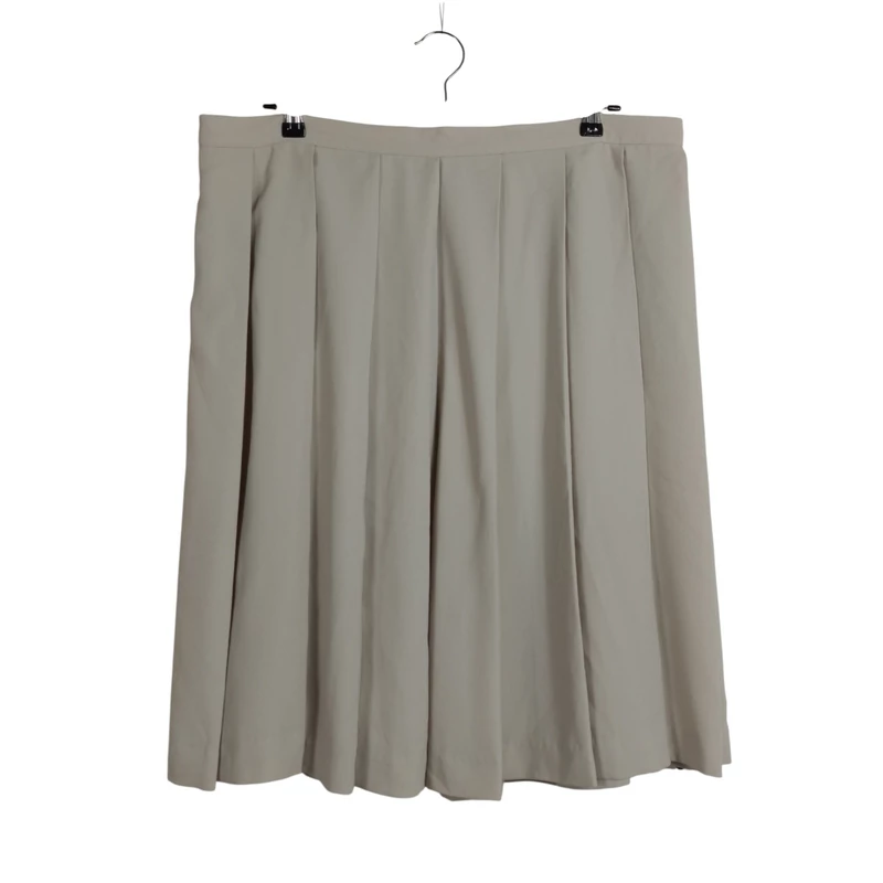 Oldalán cipzáras, pliszírozott női szoknya