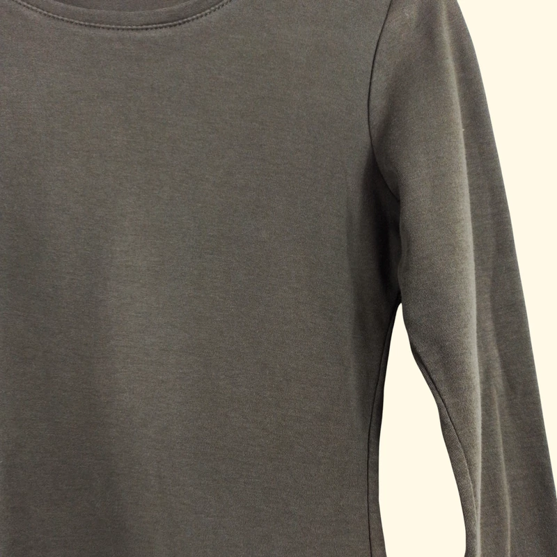 Street One, kekizöld színű, hosszú ujjú női felső, XS méret (használt minőségű!)