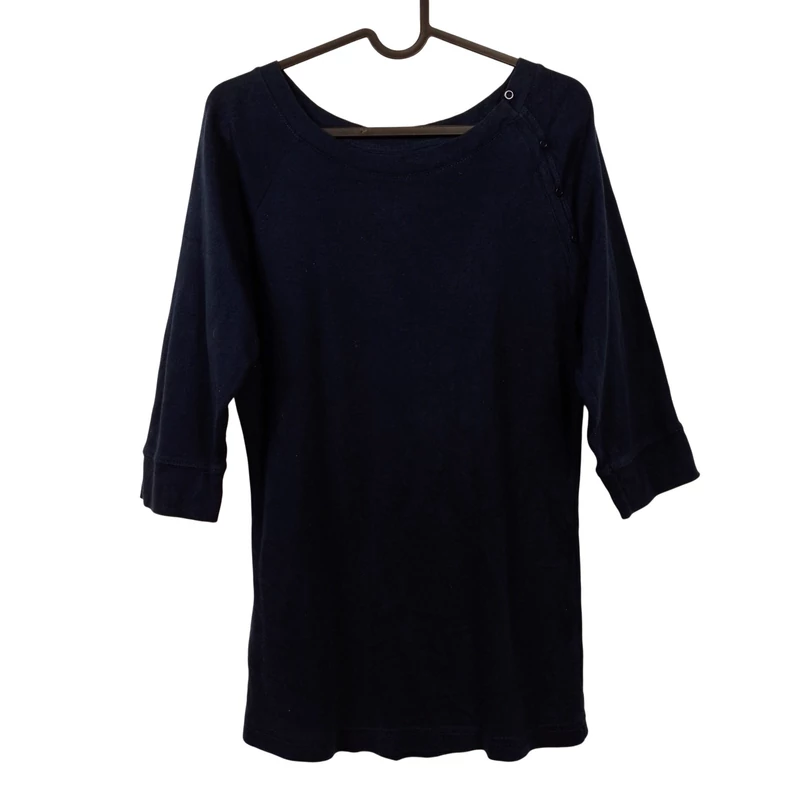 X-Mail, sötétkék színű, 3/4-es ujjú női felső, M méret (használt minőségű!)