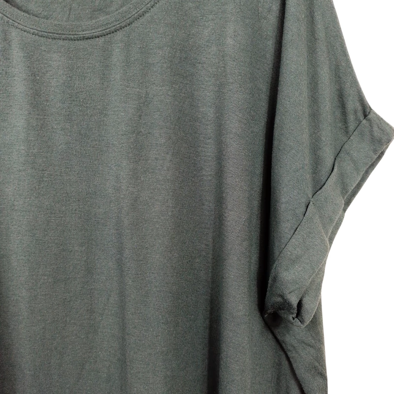 Only, szürkészöld színű, rövid ujjú női felső, 2XL méret (használt minőségű!)