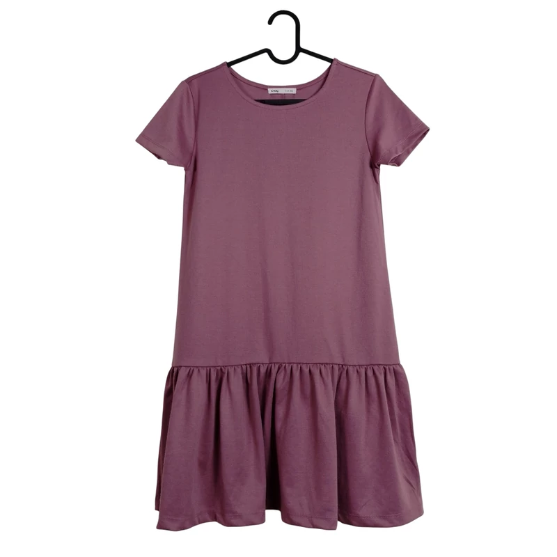 Alján fodros női egész ruha (használt minőségű!)