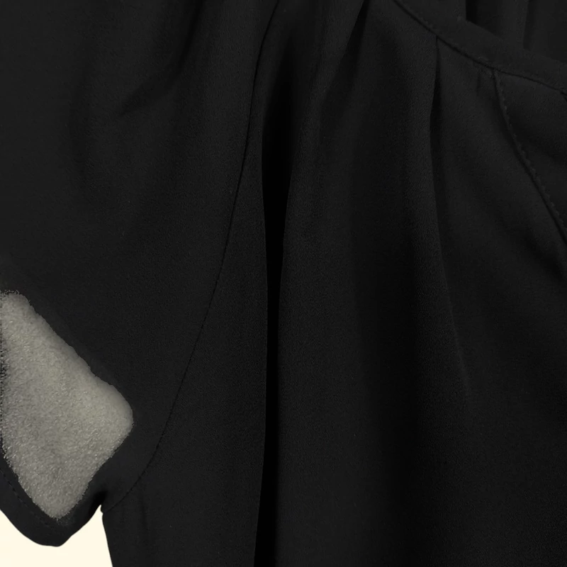 H&M, fekete színű, rövid ujjú női felső, S méret