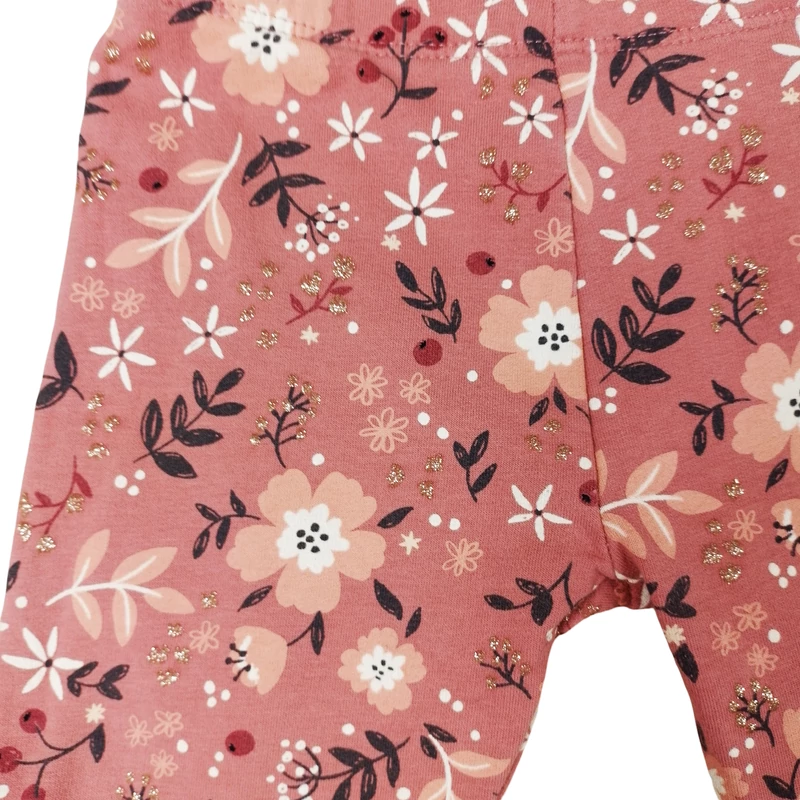Virágmintás termo kislány leggings