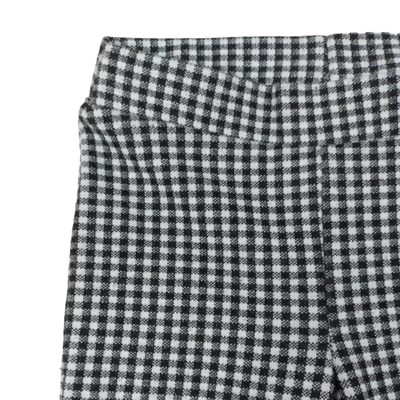 Kockás vastag kislány leggings
