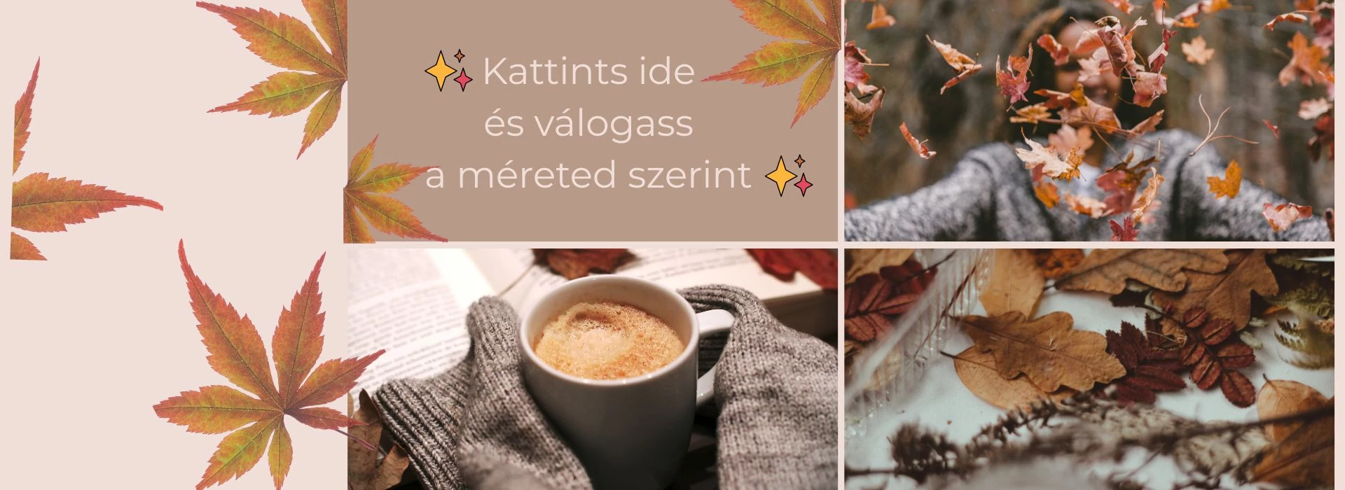 Termékszűrés méret szerint